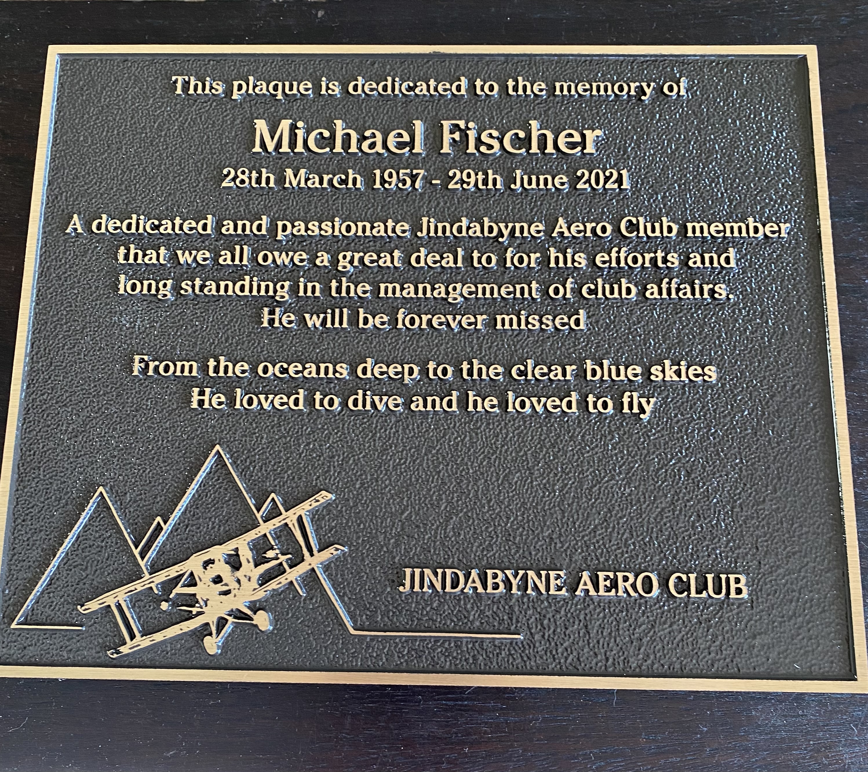 Cast Bronze Plaque