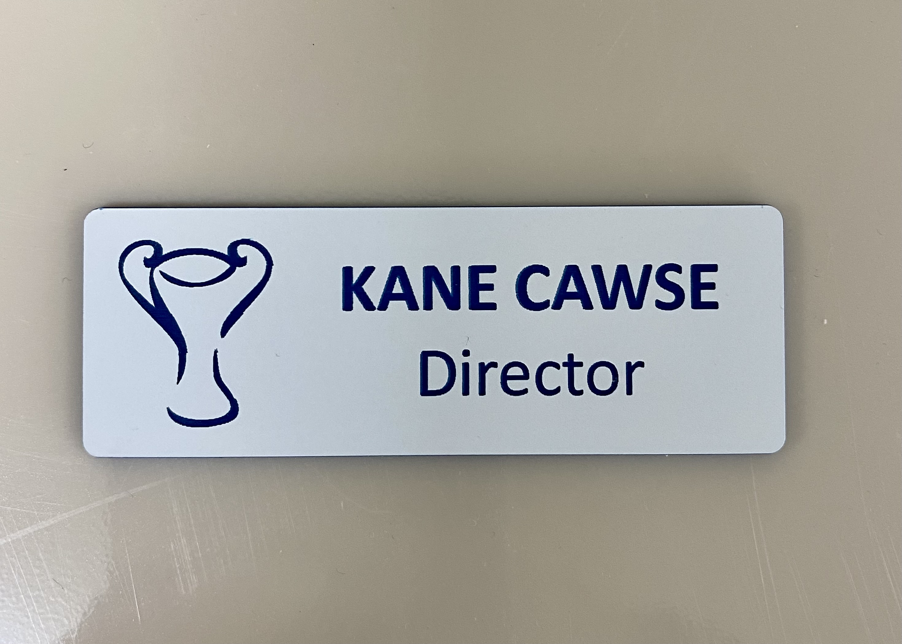 Laser Engraved Name Badge – PIN