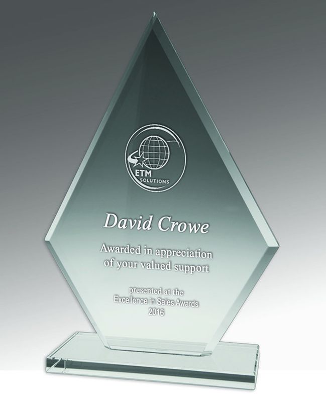 Arrow Crystal Award 225mm
