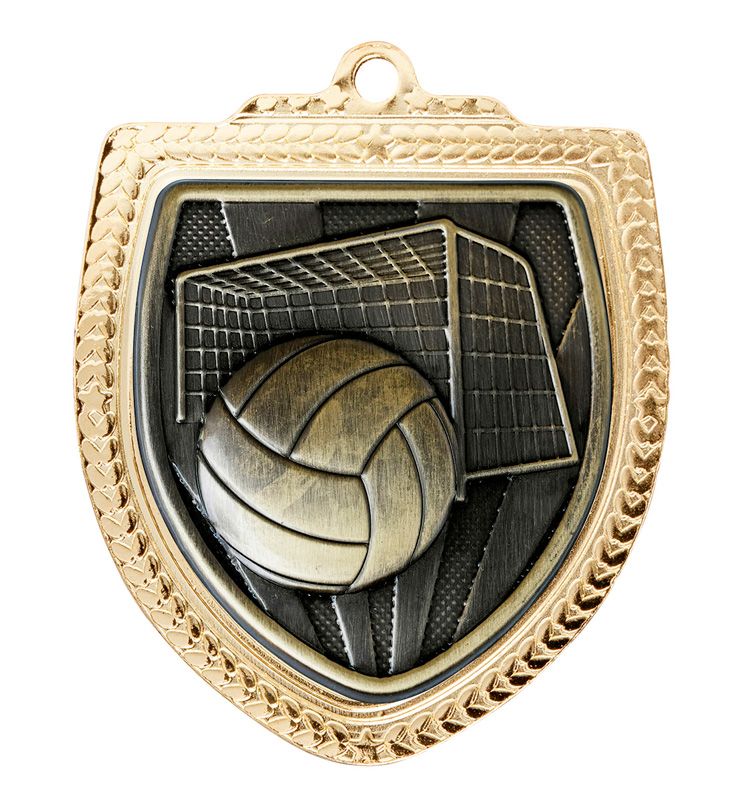 Shield Waterpolo Gold Medal 80mm
