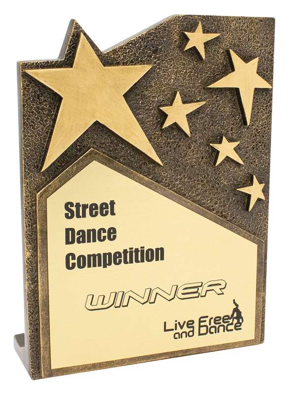 Star Cross Plaque – Gold