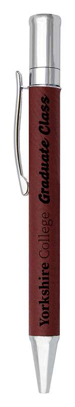Leatherette Pen – Rose