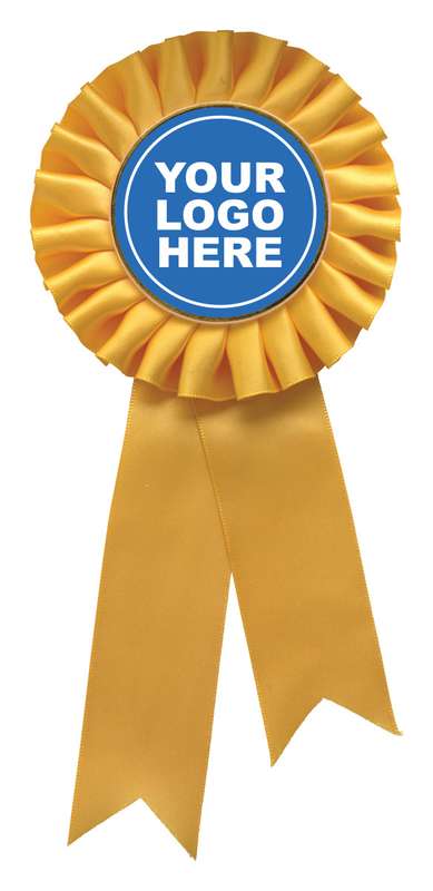 Yellow Rosette w/ Clip 210mm