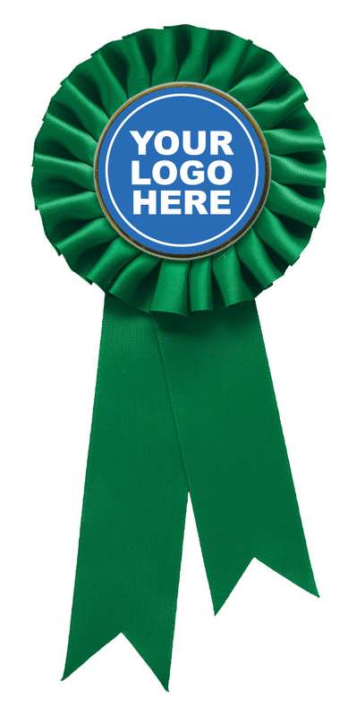 Green Rosette w/ Clip 210mm